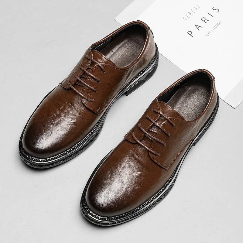 Мужская Модная и удобная повседневная кожаная обувь, модный бренд, размеры 38-44,
Мужская Модная и удобная повседневная кожаная обувь, модный бренд, размеры 38-44,