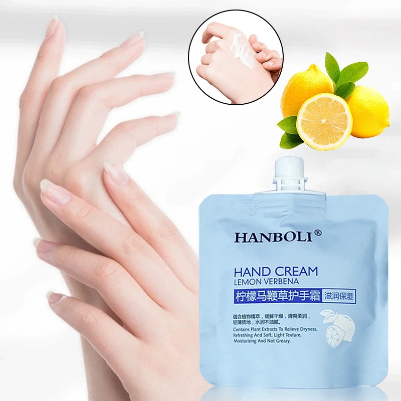 

Hand Lemon Cream Whitening Moisturizing Hands Dry Cracked Repair Anti Foot Drying Crack Wrinkle Removal Lotion Skin Care