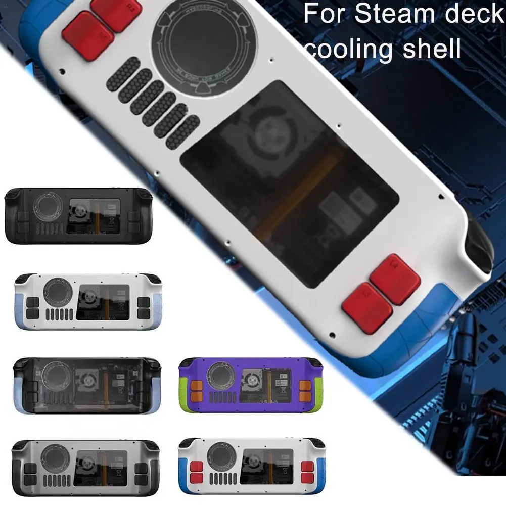 For Steam Deck Modified Cooling Back Cover Heat Dissipation Game Console Back Shell Anti-fall Comfortable Ergonomic Case
For Steam Deck Modified Cooling Back Cover Heat Dissipation Game Console Back Shell Anti-fall Comfortable Ergonomic Case