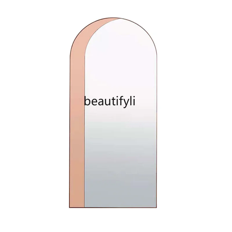 Nordic Creative Decorative Arch Dressing Mirror Floor Mirror Home Bedroom Full-Length Mirror Cosmetic Mirror
Nordic Creative Decorative Arch Dressing Mirror Floor Mirror Home Bedroom Full-Length Mirror Cosmetic Mirror