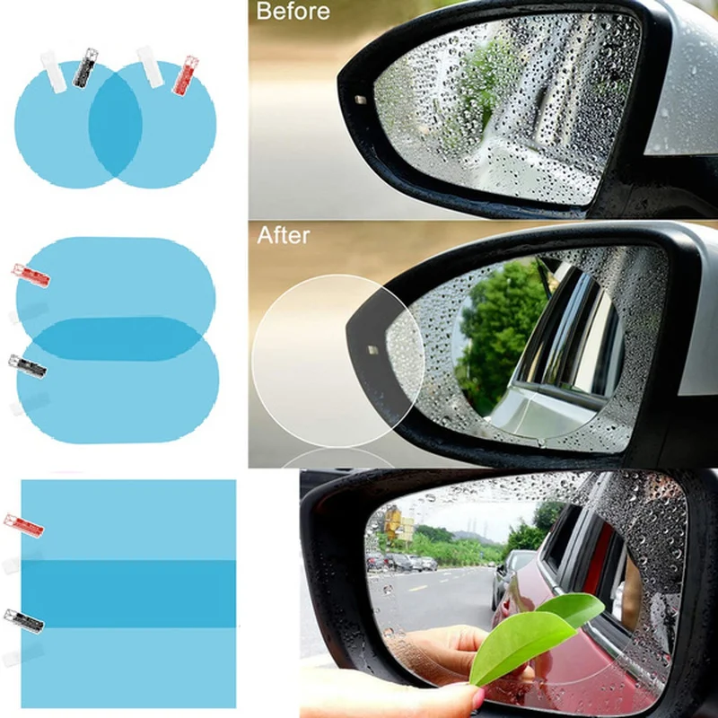 2Pcs Car Rainproof Film Anti Fog Car Mirror Window Clear Film Rain Proof Waterproof Film Auto Sticker Accessories
2Pcs Car Rainproof Film Anti Fog Car Mirror Window Clear Film Rain Proof Waterproof Film Auto Sticker Accessories