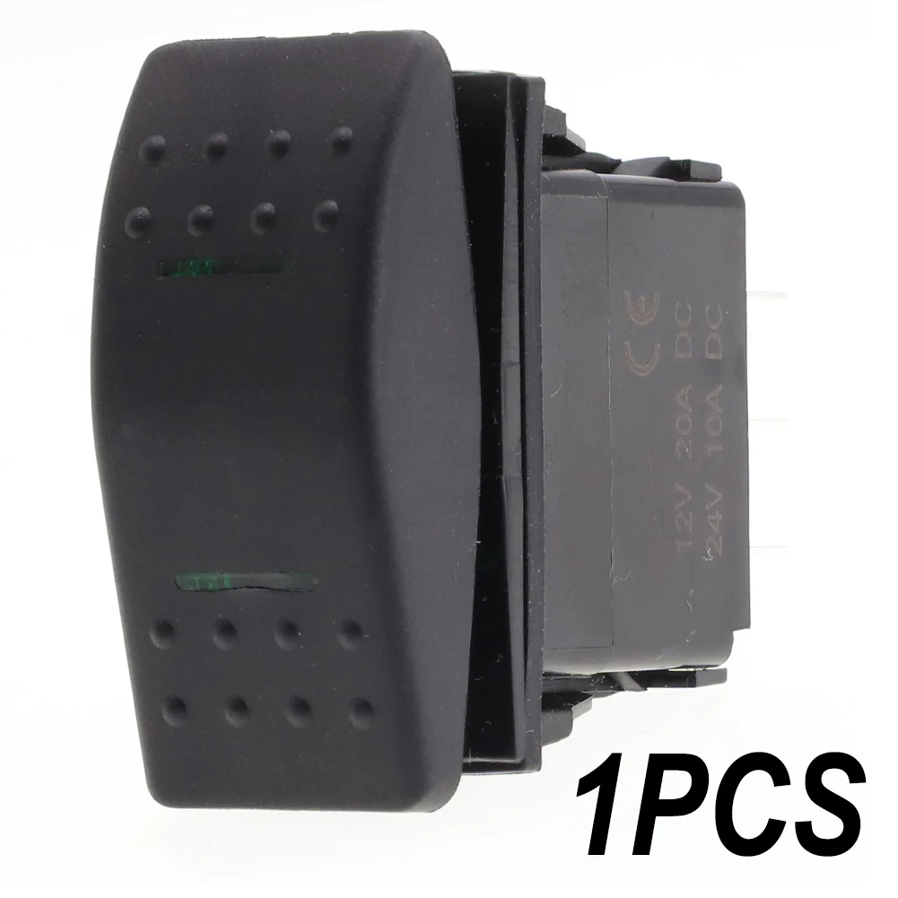 Switch Rocker Switch 12V/20A 7Pin DPDT Bipolar Double End Green LED Light Momentary Rocker Switch High Quality
Switch Rocker Switch 12V/20A 7Pin DPDT Bipolar Double End Green LED Light Momentary Rocker Switch High Quality