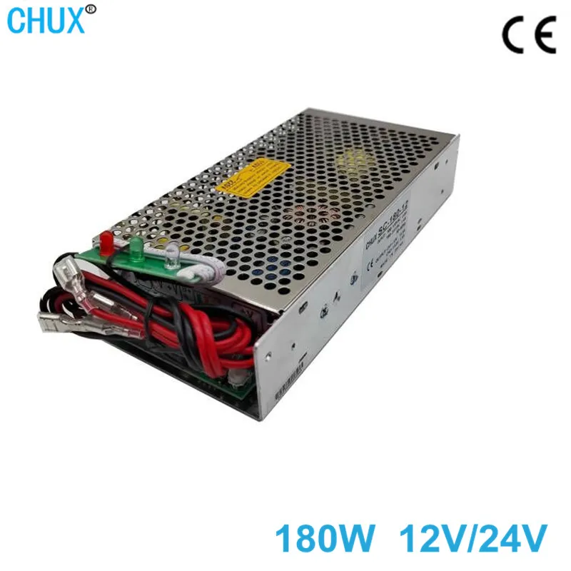 

CHUX 180W Switching Power Supply Battery Charger 12V 24V13.5V Universal AC UPS Charge Function Monitor Output DC Supplies