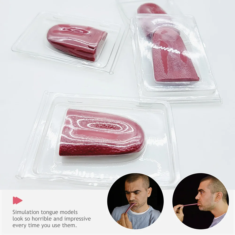 2 Pcs Fake Tongue Halloween Trick Toy Prank Prop Kidcraft Playset Model Realistic
2 Pcs Fake Tongue Halloween Trick Toy Prank Prop Kidcraft Playset Model Realistic