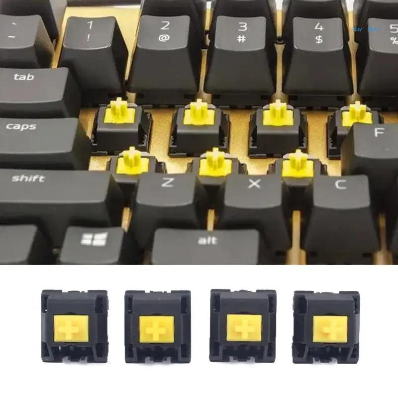 Механический переключатель оси клавиатуры RGB, желтые переключатели для Blackwidow
Механический переключатель оси клавиатуры RGB, желтые переключатели для Blackwidow