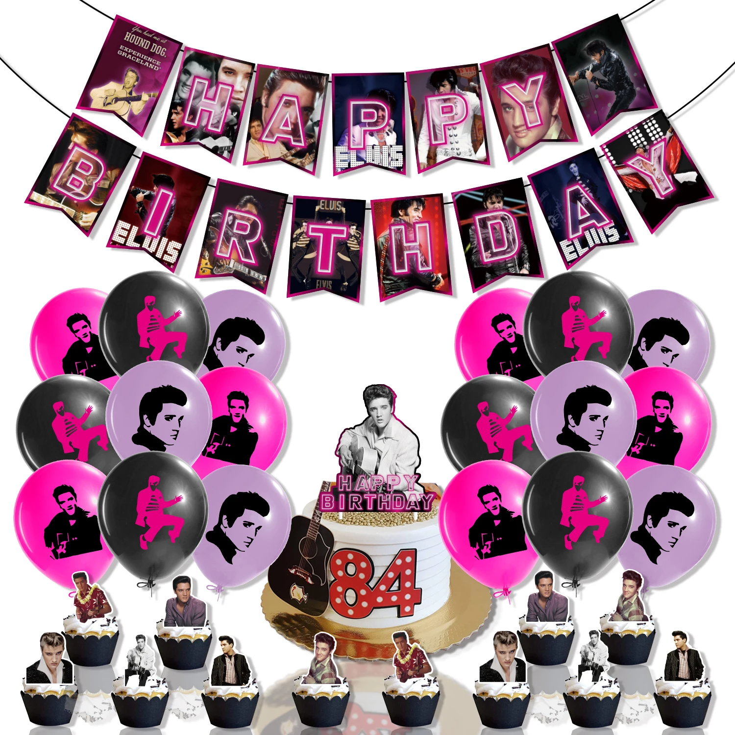 Elvis Presley вечерние украшения, баннер Ballloon Caketopper The Hillbilly Cat, день рождения, певец, звезда, аксессуары для украшения
Elvis Presley вечерние украшения, баннер Ballloon Caketopper The Hillbilly Cat, день рождения, певец, звезда, аксессуары для украшения