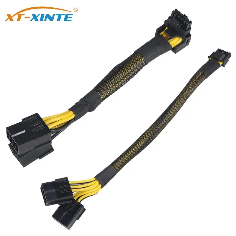 Двойной 8-контактный к 16pin (12 + 4) расширение "Мама-папа" кабель PCI-e 5,0 12VHPWR удлинитель 18AWG GPU Кабель питания для RTX 4080 4090
Двойной 8-контактный к 16pin (12 + 4) расширение "Мама-папа" кабель PCI-e 5,0 12VHPWR удлинитель 18AWG GPU Кабель питания для RTX 4080 4090