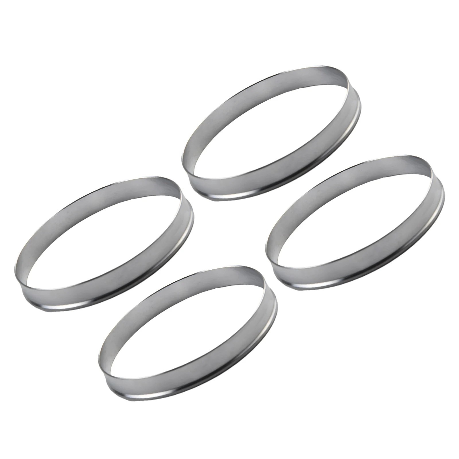 

Auto Parts Hub Centric Rings 4 Pieces 73.1mm & 56.1mm &10mm Aluminum Car Accessories Replacement Elegant Design