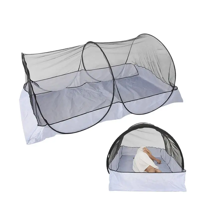 

Палатка для кемпинга на одного человека, портативная сетчатая палатка, навес от солнца, с сумкой для переноски, для кемпинга, походов