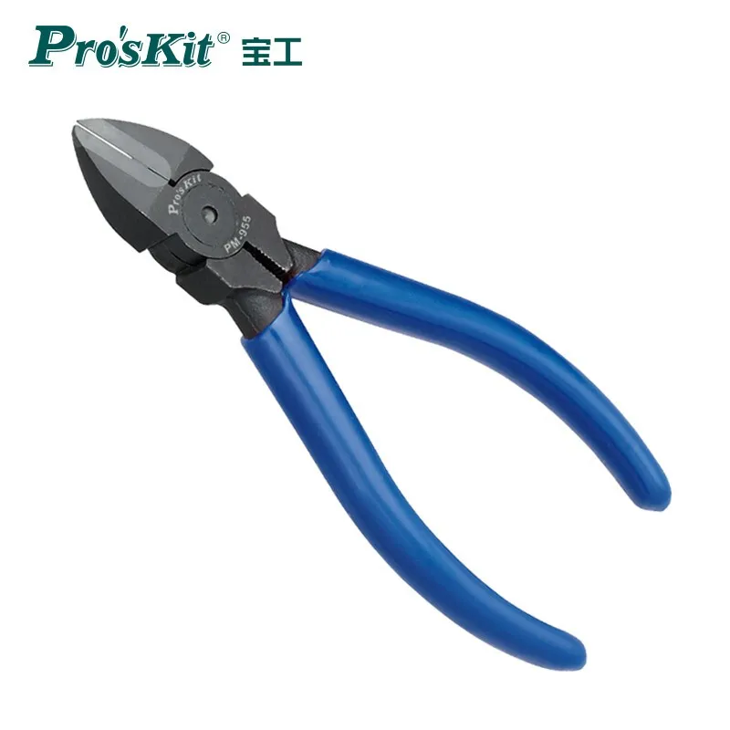 Pro'sKit PM-955 5"Tungsten Steel Strong Diagonal Cutting Pliers Electrician Shuikou Pliers Electronic Cut Pliers Cutting Machine
Pro'sKit PM-955 5"Tungsten Steel Strong Diagonal Cutting Pliers Electrician Shuikou Pliers Electronic Cut Pliers Cutting Machine