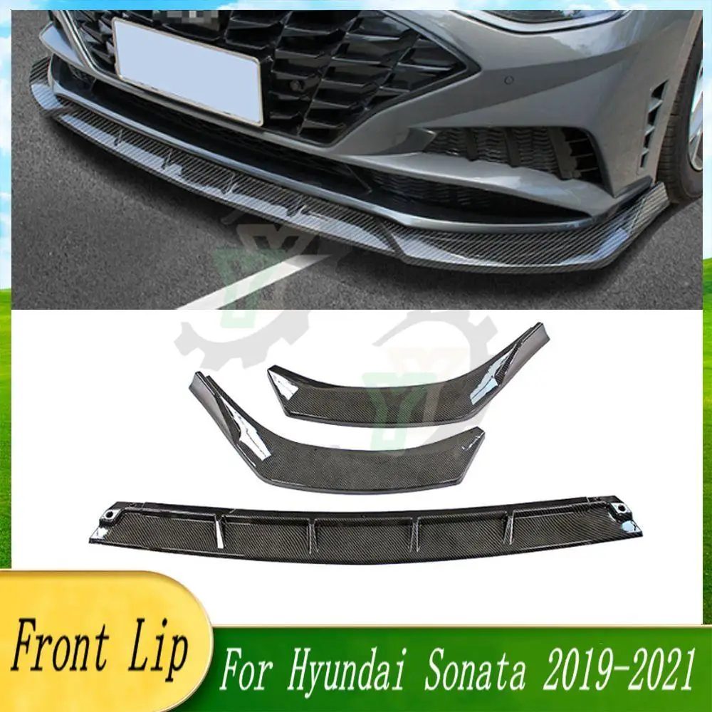 3PCS Car Front Bumper Lip Spoiler Splitter Diffuser Detachable Body Kit Cover Guard For Hyundai 10th Sonata 2019 2020 2021
3PCS Car Front Bumper Lip Spoiler Splitter Diffuser Detachable Body Kit Cover Guard For Hyundai 10th Sonata 2019 2020 2021
