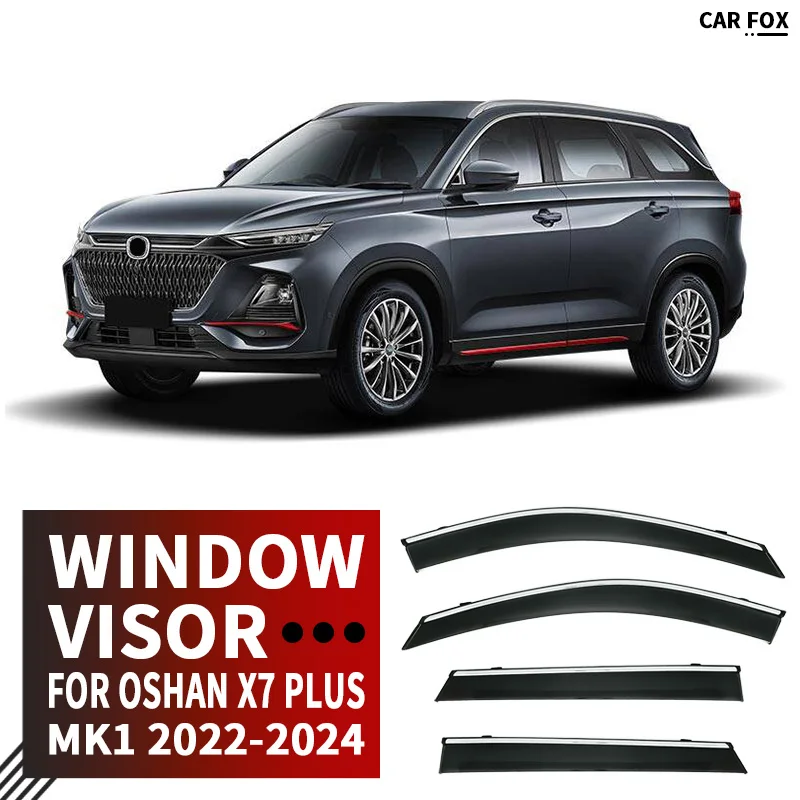 FOR Changan Oshan X7 Plus 2020-2024 Plastic Window Visor Vent Shades Sun Rain Deflector Guard 4PCS/SE FOR Changan Oshan X7 Plus
FOR Changan Oshan X7 Plus 2020-2024 Plastic Window Visor Vent Shades Sun Rain Deflector Guard 4PCS/SE FOR Changan Oshan X7 Plus