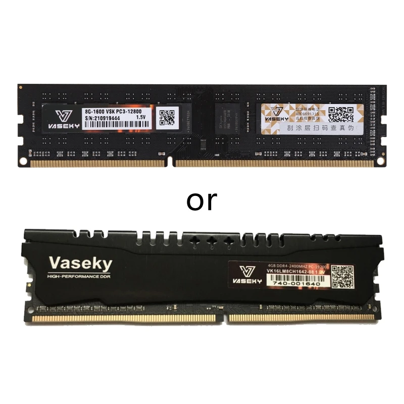 Vaseky Black Настольный компьютер Память PC3 DDR3 1600 МГц Модуль оперативной памяти для ПК
Vaseky Black Настольный компьютер Память PC3 DDR3 1600 МГц Модуль оперативной памяти для ПК