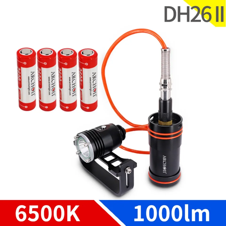 Портативный подводный фонарик ARCHON DH26 II WH32 Max72h для дайвинга, 100 лм, 18650 м
Портативный подводный фонарик ARCHON DH26 II WH32 Max72h для дайвинга, 100 лм, 18650 м
