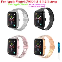 For Apple Watch 45 44 42 41 40 38mm stainless steel strap for iWatch series 7se 6 5 4 3 2 small waist metal bracelet with buckle
For Apple Watch 45 44 42 41 40 38mm stainless steel strap for iWatch series 7se 6 5 4 3 2 small waist metal bracelet with buckle