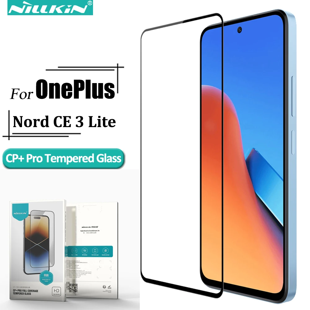 

Nillkin for OnePlus Nord CE3 Lite / N30 5G / CE3 5G Glass, CP+Pro Tempered Glass Full Cover Screen Protectors