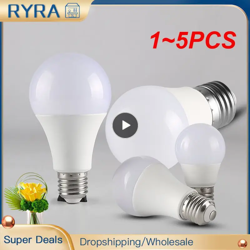 

1~5PCS lot E27 E14 LED Bulb Lamps 3W 6W 9W 12W 15W 18W 20W Lampada LED Light Bulb 220V-240V Bombilla Spotlight Cold/Warm