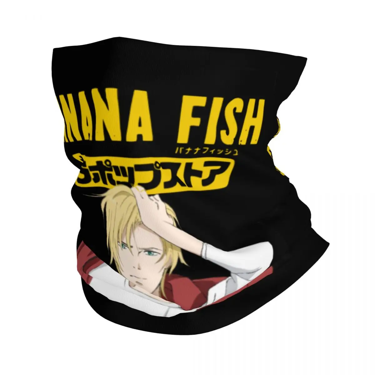 

Ash Lynx Banana Fish Bandana Neck Gaiter Print Anime Manga Eiji Balaclavas Magic Scarf Multi-use Face Mask Fishing Unisex Adult