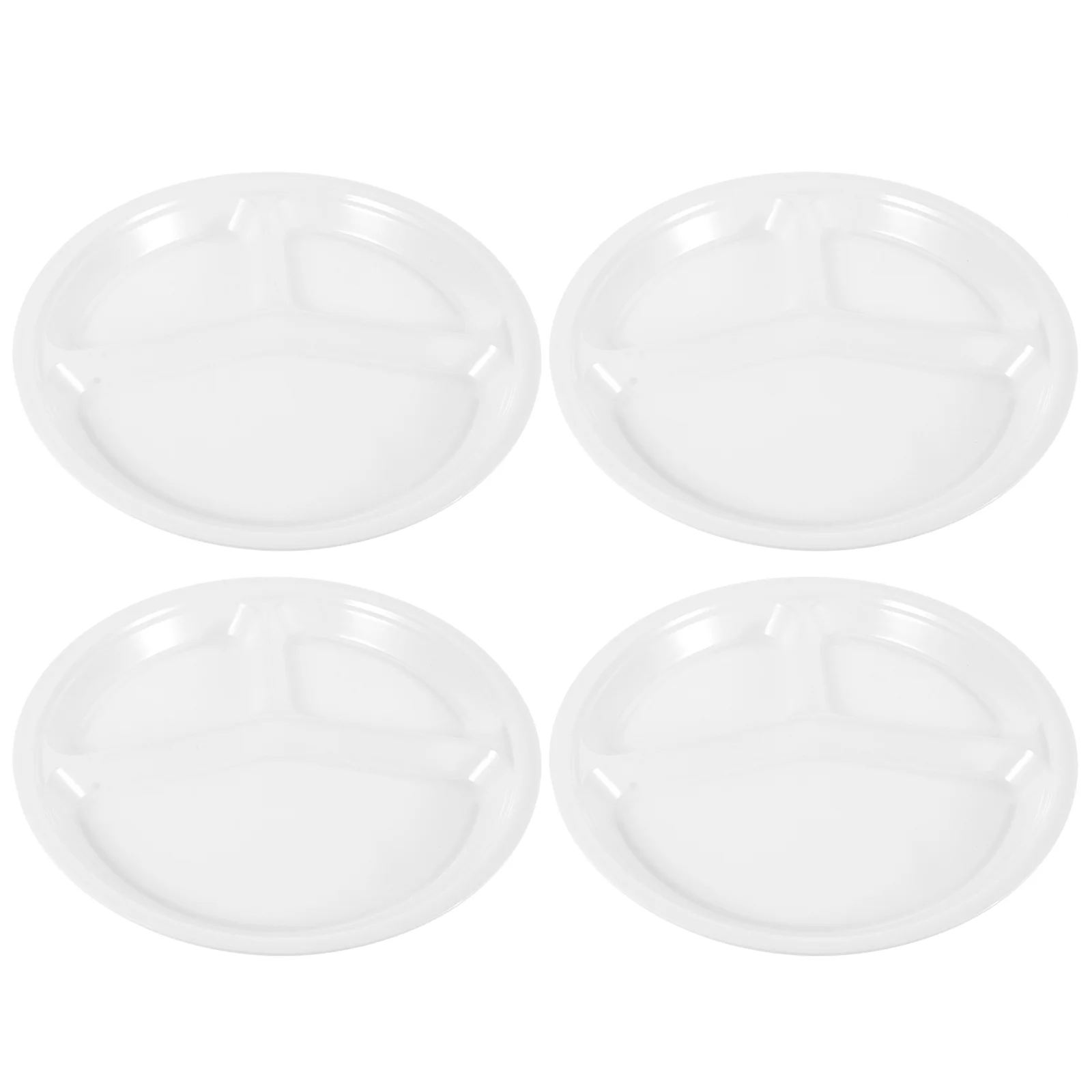 4 Pcs Camping Accessories Three Compartment Fast Food Plate Dinner Supply Melamine Household Fruit White Round
4 Pcs Camping Accessories Three Compartment Fast Food Plate Dinner Supply Melamine Household Fruit White Round