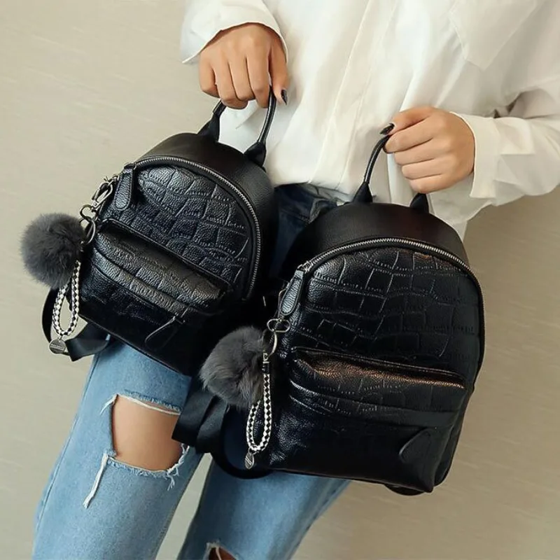 

Mini Backpacks Women PU Leather Cute Small Backpack Female White Back Pack Black Backpacks for Teen Girls Fashion Bagpack Woman