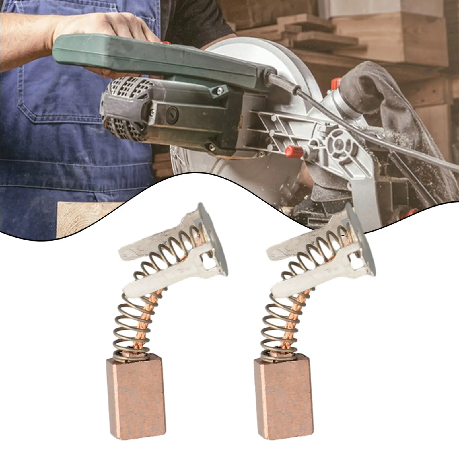 Durable High Quality Practical Carbon Brush Motor Carbon Brush 2pcs 4.6*7.9*11.8mm Carbon & Metal Impact Drill Replace
Durable High Quality Practical Carbon Brush Motor Carbon Brush 2pcs 4.6*7.9*11.8mm Carbon & Metal Impact Drill Replace