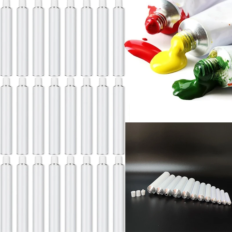 24Pcs/lot 20ml Empty Soft Tube Travel Toothpaste Bottle Container Pigment Squeeze Tube With Screw Cap Cosmetic Hose
24Pcs/lot 20ml Empty Soft Tube Travel Toothpaste Bottle Container Pigment Squeeze Tube With Screw Cap Cosmetic Hose