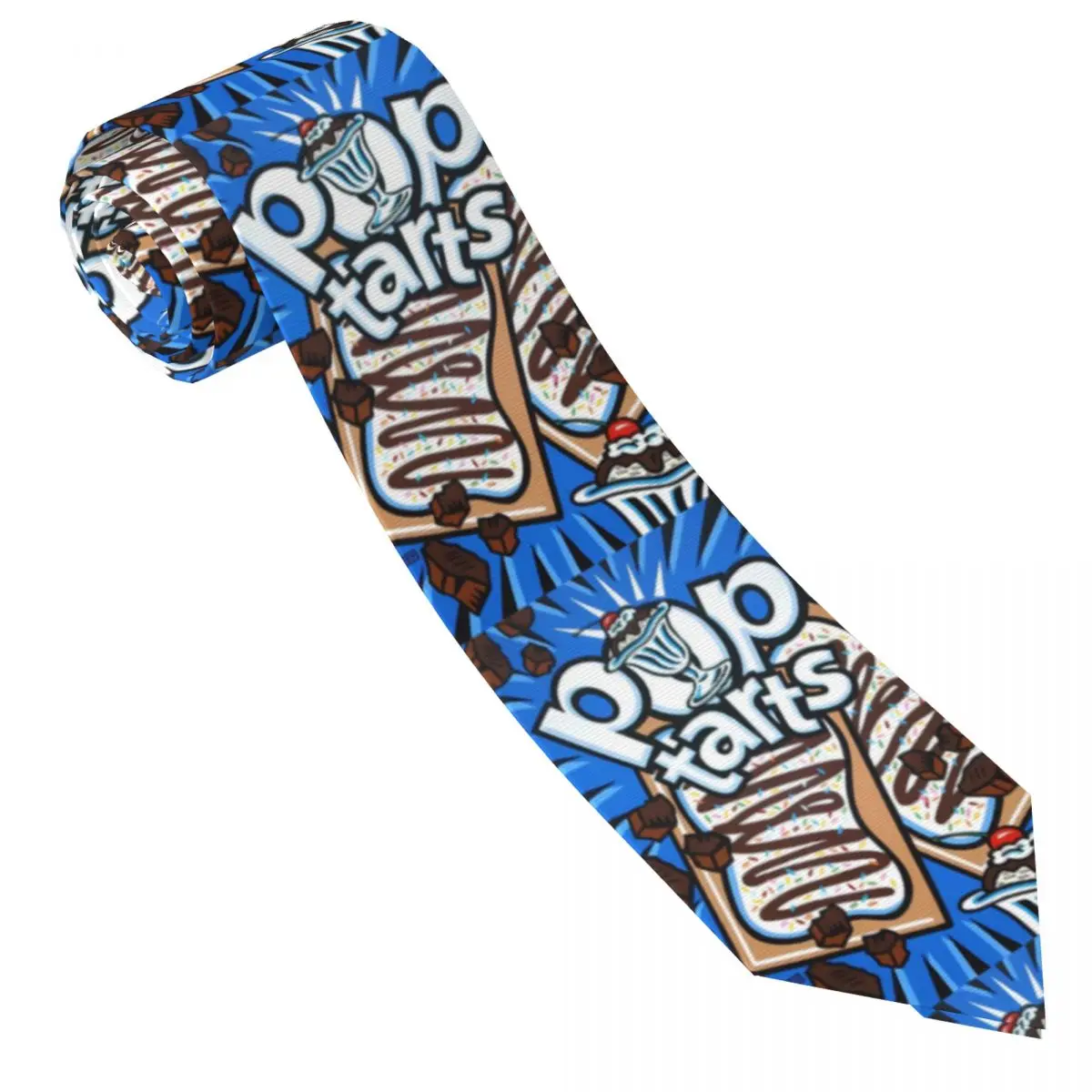 

Модный галстук с принтом еды, поп-брезенты, повседневная одежда, галстуки для шеи, мужские винтажные крутые галстуки с графическим рисунком, качественный галстук для воротника