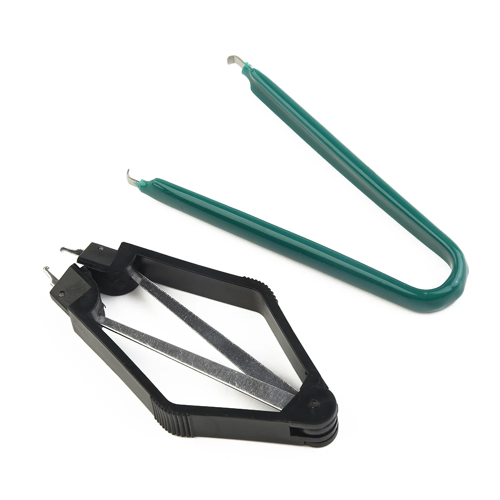 U Type Flat IC Chip Protect Plier ROM Circuit Board Extractor Removal Puller Set Green,Black For Home Diy Tools Parts
U Type Flat IC Chip Protect Plier ROM Circuit Board Extractor Removal Puller Set Green,Black For Home Diy Tools Parts