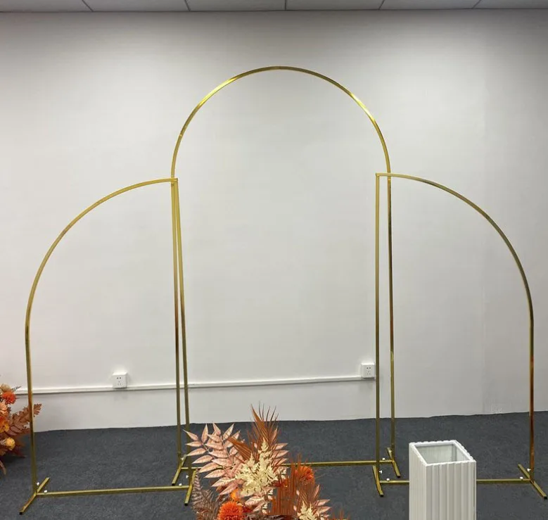 Hot Sale Gold Flower Frame Metal Arch For Wedding Decoration
Hot Sale Gold Flower Frame Metal Arch For Wedding Decoration