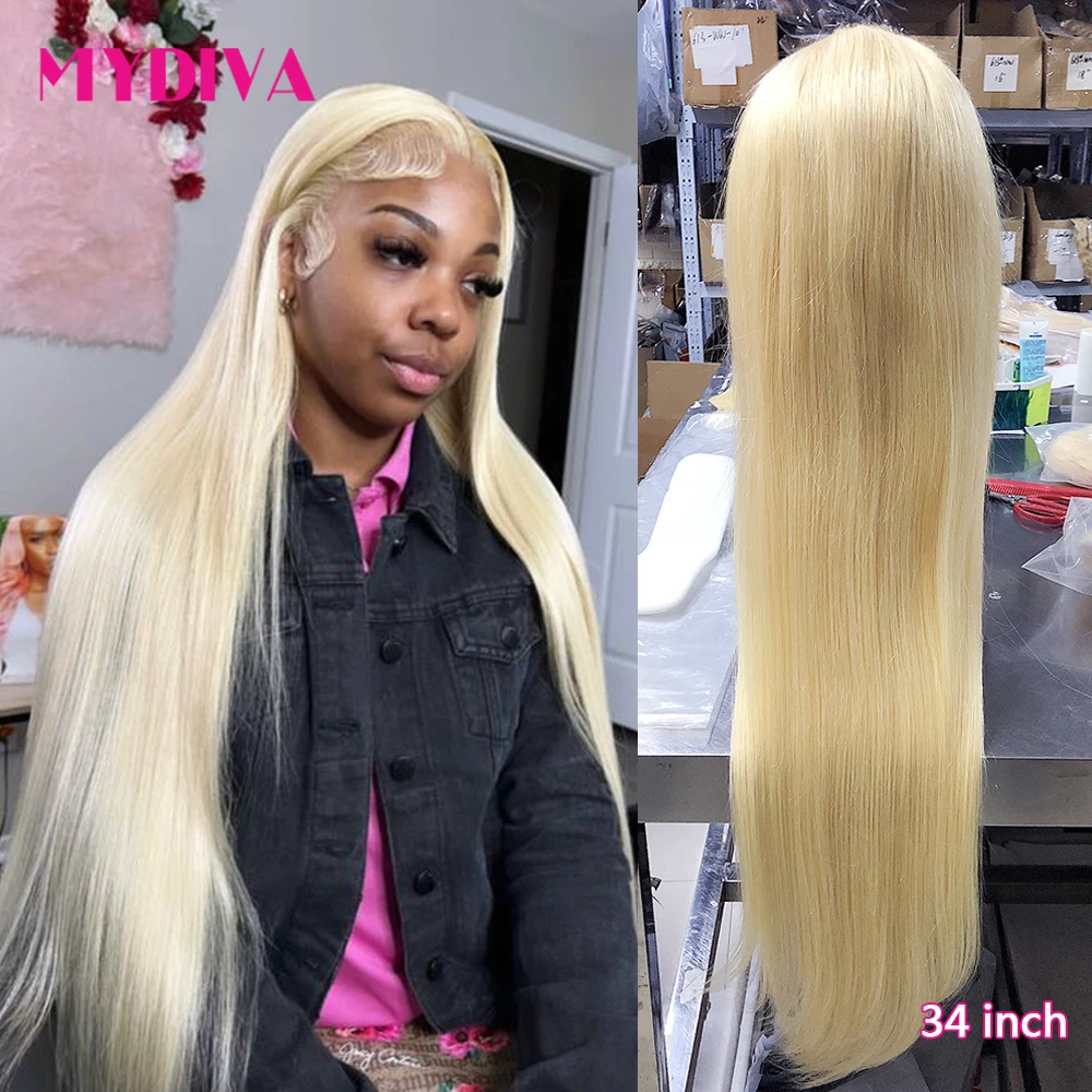 13x6 HD Transparent 613 Blonde Lace Frontal Human Hair Wigs Brazilian Bone Straight 13x4 Lace Front Human Hair Wigs For Women
13x6 HD Transparent 613 Blonde Lace Frontal Human Hair Wigs Brazilian Bone Straight 13x4 Lace Front Human Hair Wigs For Women