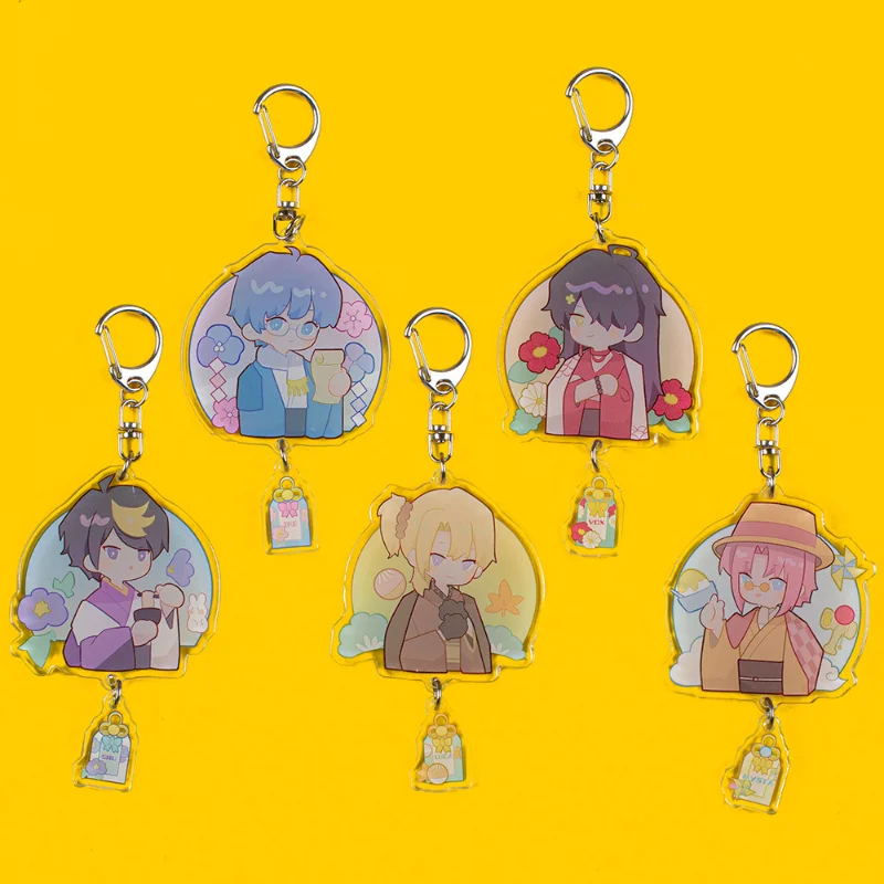 Men Key Chain for Women Luxiem Anime KeyChain Mysta Shu Vox Luca Ike Creative Fashion Figure Acrylic Keyring Pendant Party Gifts
Men Key Chain for Women Luxiem Anime KeyChain Mysta Shu Vox Luca Ike Creative Fashion Figure Acrylic Keyring Pendant Party Gifts