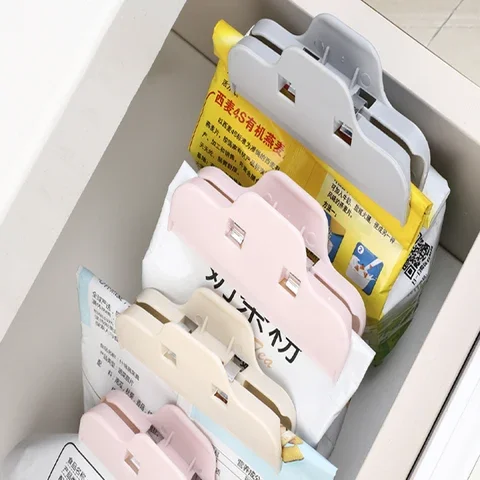 

Food Snack Powder Package Bag Clip Baby Dried Milk Sealed Clips Portable Plastic Practical Sealing Clamp Kitchen Gadgets