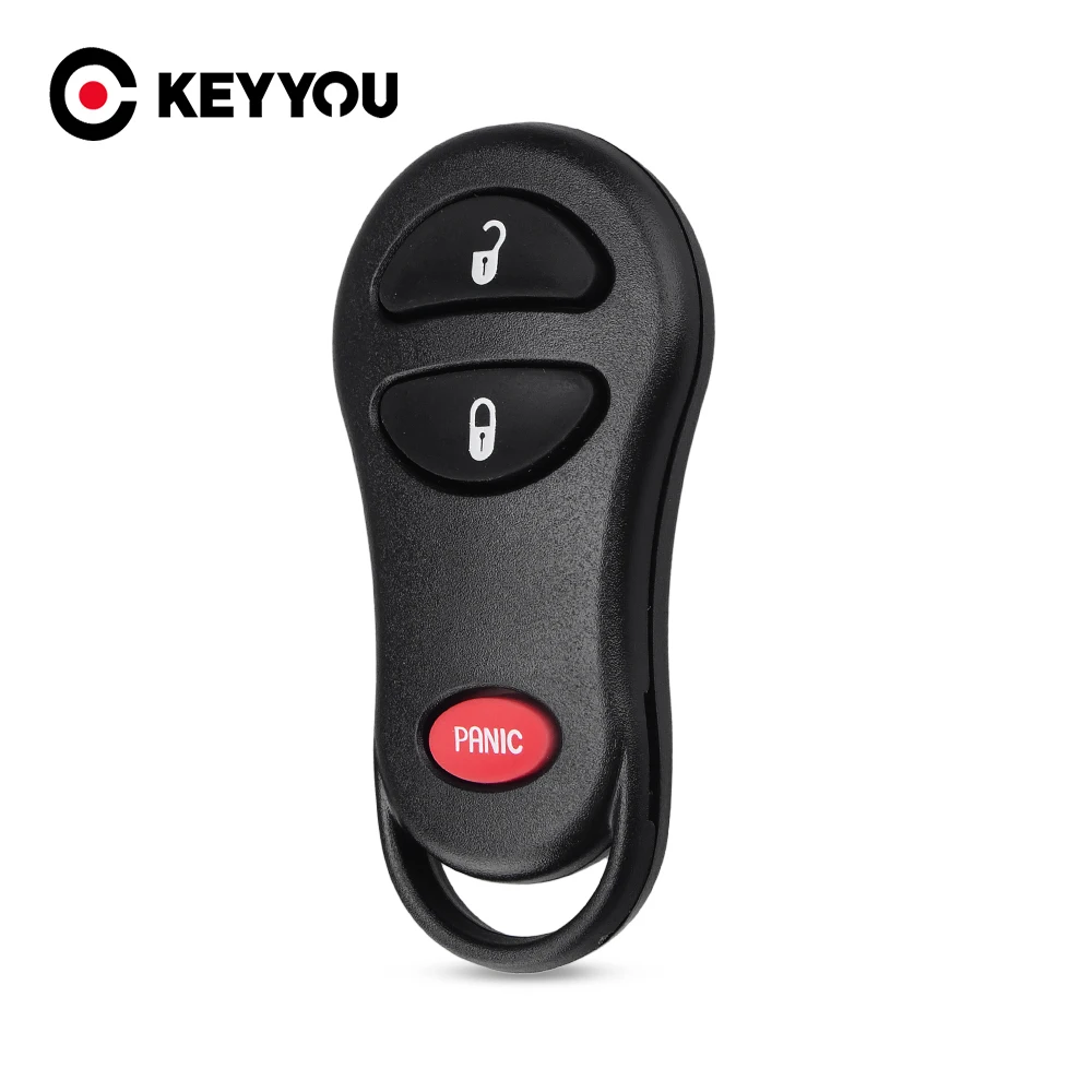 KEYYOU Remote Key Blank Shell Case Keyless Fob Cover Replacement For Chrysler Cruiser Town Country Voyager Jeep Dodge 3 Buttons 
KEYYOU Remote Key Blank Shell Case Keyless Fob Cover Replacement For Chrysler Cruiser Town Country Voyager Jeep Dodge 3 Buttons