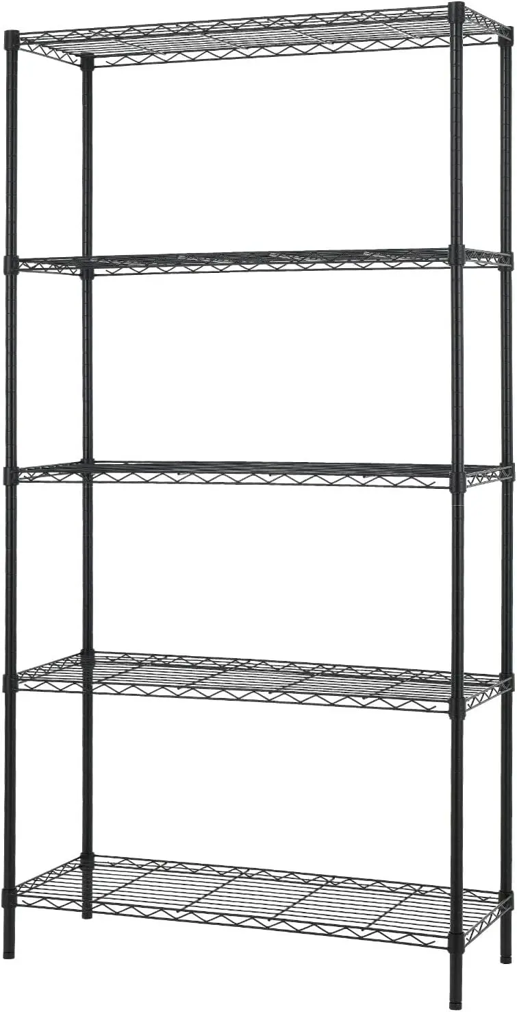 D x 36" W x 72" H 5-Shelf Wire Shelving Adjustable Metal Shelf Large Storage Shelves Heavy Duty Height Commercial Grade
D x 36" W x 72" H 5-Shelf Wire Shelving Adjustable Metal Shelf Large Storage Shelves Heavy Duty Height Commercial Grade