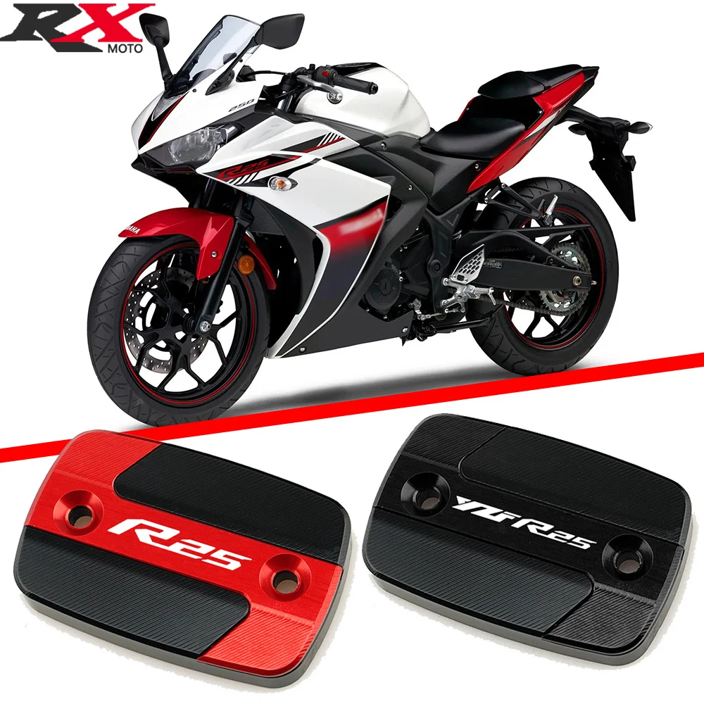 Fit For YAMAHA YZFR25 YZF-R25 R25 2015-2021 Motorcycle CNC Front Master Cylinder Cover Brake Fluid Reservoir Cap Cove With Logo
Fit For YAMAHA YZFR25 YZF-R25 R25 2015-2021 Motorcycle CNC Front Master Cylinder Cover Brake Fluid Reservoir Cap Cove With Logo