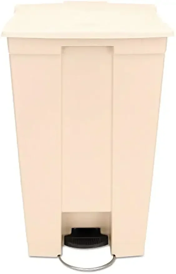 Rubbermaid Commercial Products HDPE Step-On Mobile Trash Can/Container, 23-Gallon, Beige, Hands-Free Garbage
Rubbermaid Commercial Products HDPE Step-On Mobile Trash Can/Container, 23-Gallon, Beige, Hands-Free Garbage