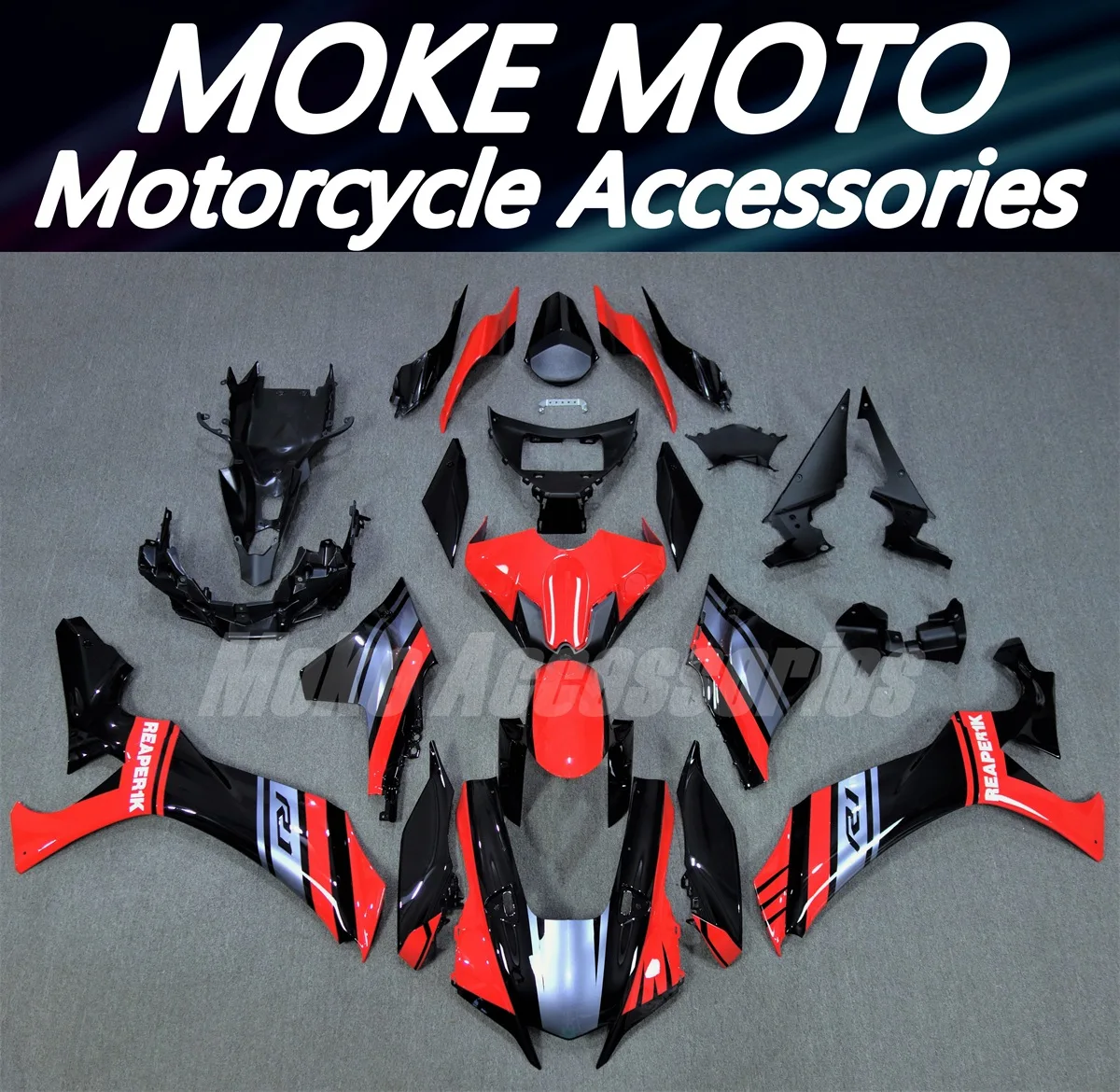 

Motorcycle Fairings Kit Fit For Yzf R1M R1 2020 2021 2022 2023 Bodywork Set High Quality Abs Injection Red Black Gaay