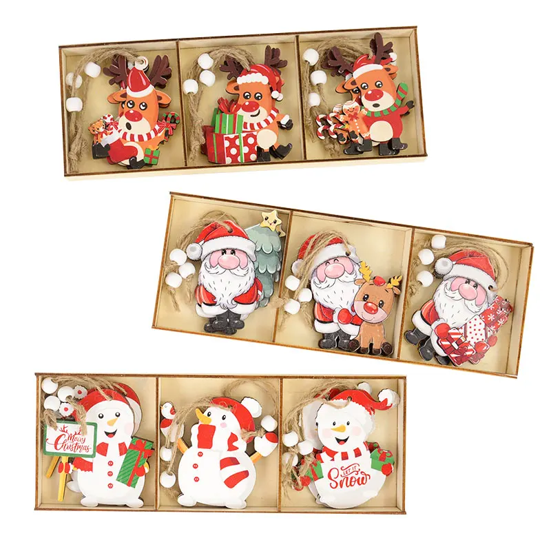 9pcs Christmas Wooden Ornaments Xmas Tree Hanging Charms Pendant Christmas Decorations For Home New Year Gift Navidad 2024
9pcs Christmas Wooden Ornaments Xmas Tree Hanging Charms Pendant Christmas Decorations For Home New Year Gift Navidad 2024