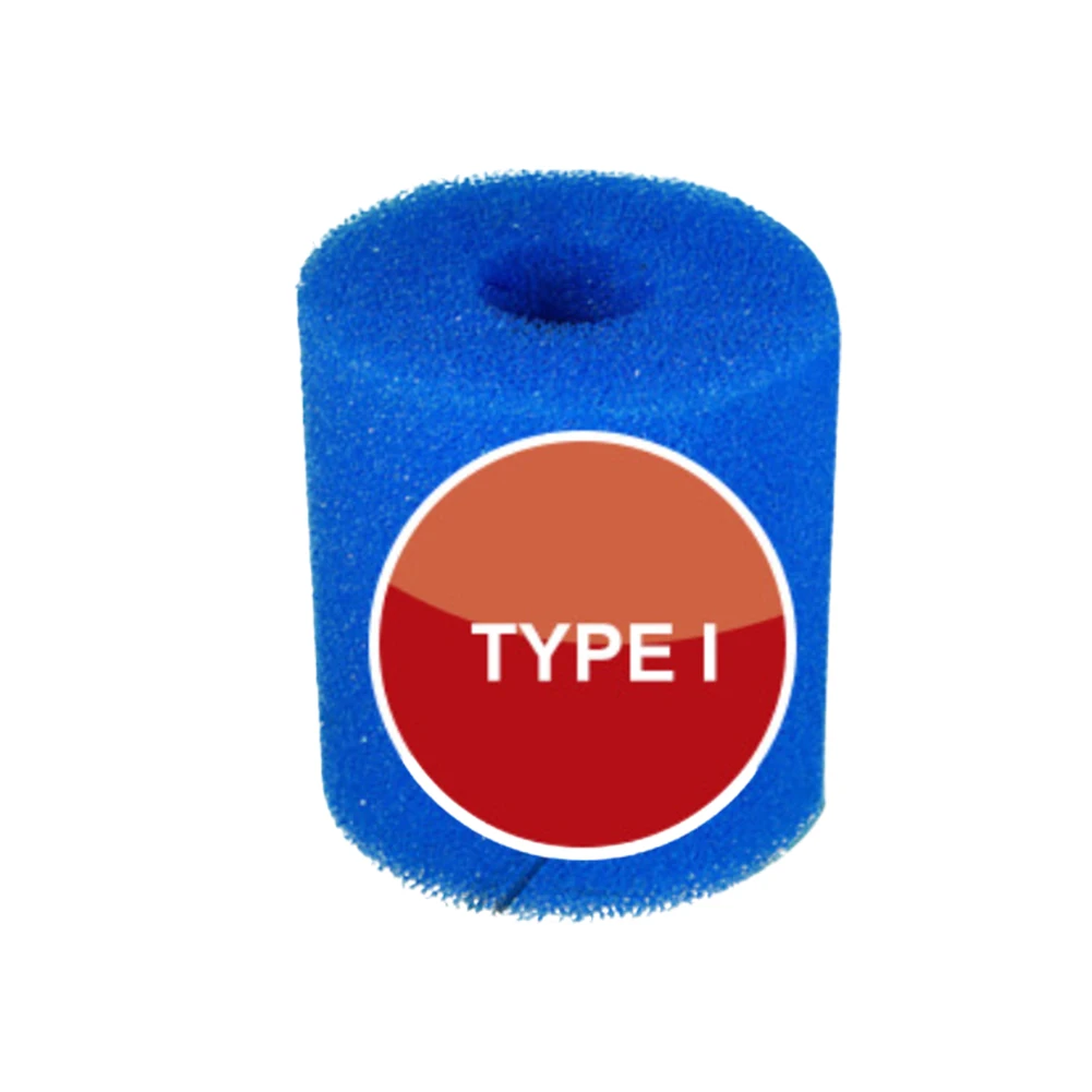 

1pcs Filter Sponge For Intex Type I/II/VI/D Washable Reusable Swimming Pool Filter Water Quality Clenaing Filter Foam Sponge