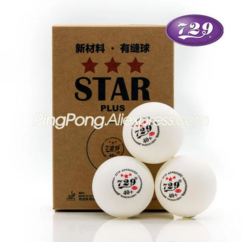 Friendship 729 3 Star PLUS Table Tennis Ball Seamed ABS Plastic 40+ Original 729 3-STAR Ping Pong Balls
Friendship 729 3 Star PLUS Table Tennis Ball Seamed ABS Plastic 40+ Original 729 3-STAR Ping Pong Balls