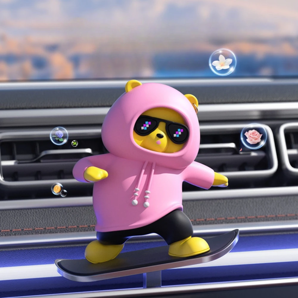 Car Cartoon Bear Ornament Cute Creative Scooter Powered Bear Car Interior Supplies Home Decor Supplies
Car Cartoon Bear Ornament Cute Creative Scooter Powered Bear Car Interior Supplies Home Decor Supplies