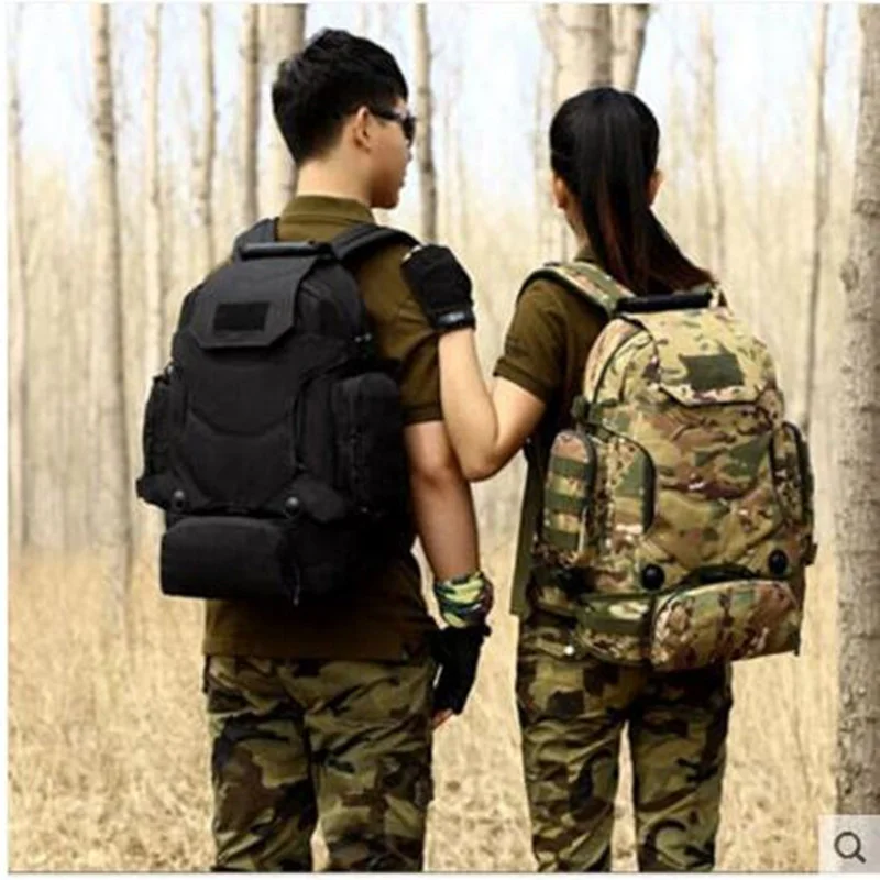 Outdoor Sports Hiking Waterproof Nylon Double Shoulder Bag Rucksack Molle Tactical Military Army Gear Backpacks With Waist Bags
Outdoor Sports Hiking Waterproof Nylon Double Shoulder Bag Rucksack Molle Tactical Military Army Gear Backpacks With Waist Bags