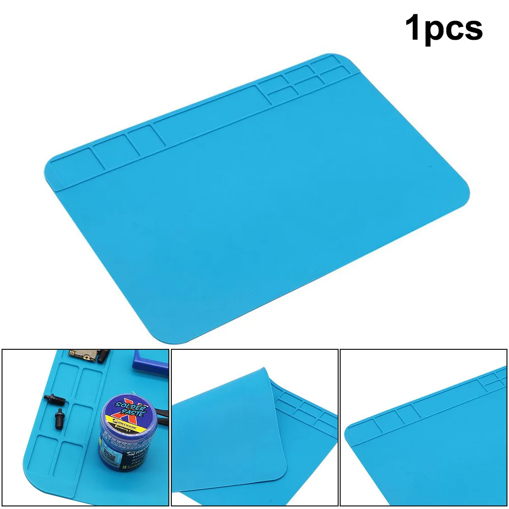 Insulation Pad Anti-Static Heat Insulation Silicone Soldering Phone Laptop Repair Mat Phone PC Work Desk Pad 30*20cm Blue
Insulation Pad Anti-Static Heat Insulation Silicone Soldering Phone Laptop Repair Mat Phone PC Work Desk Pad 30*20cm Blue
