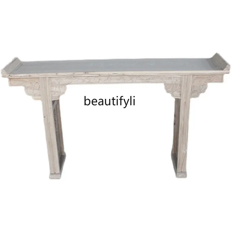 Solid Wood Chinese Style Buddha Shrine Hall Altar a Long Narrow Table Ganoderma Lucidum Warped Head Prayer Altar Table Table
Solid Wood Chinese Style Buddha Shrine Hall Altar a Long Narrow Table Ganoderma Lucidum Warped Head Prayer Altar Table Table