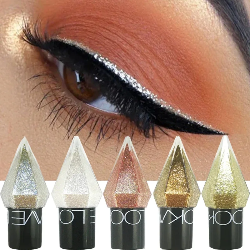 

Waterproof Pearlescent Diamond Eyeshadow Eyeliner Pencil Long Lasting Glitter Shimmer Eye Shadow Eyeliner Stick Eyes Makeup Tool