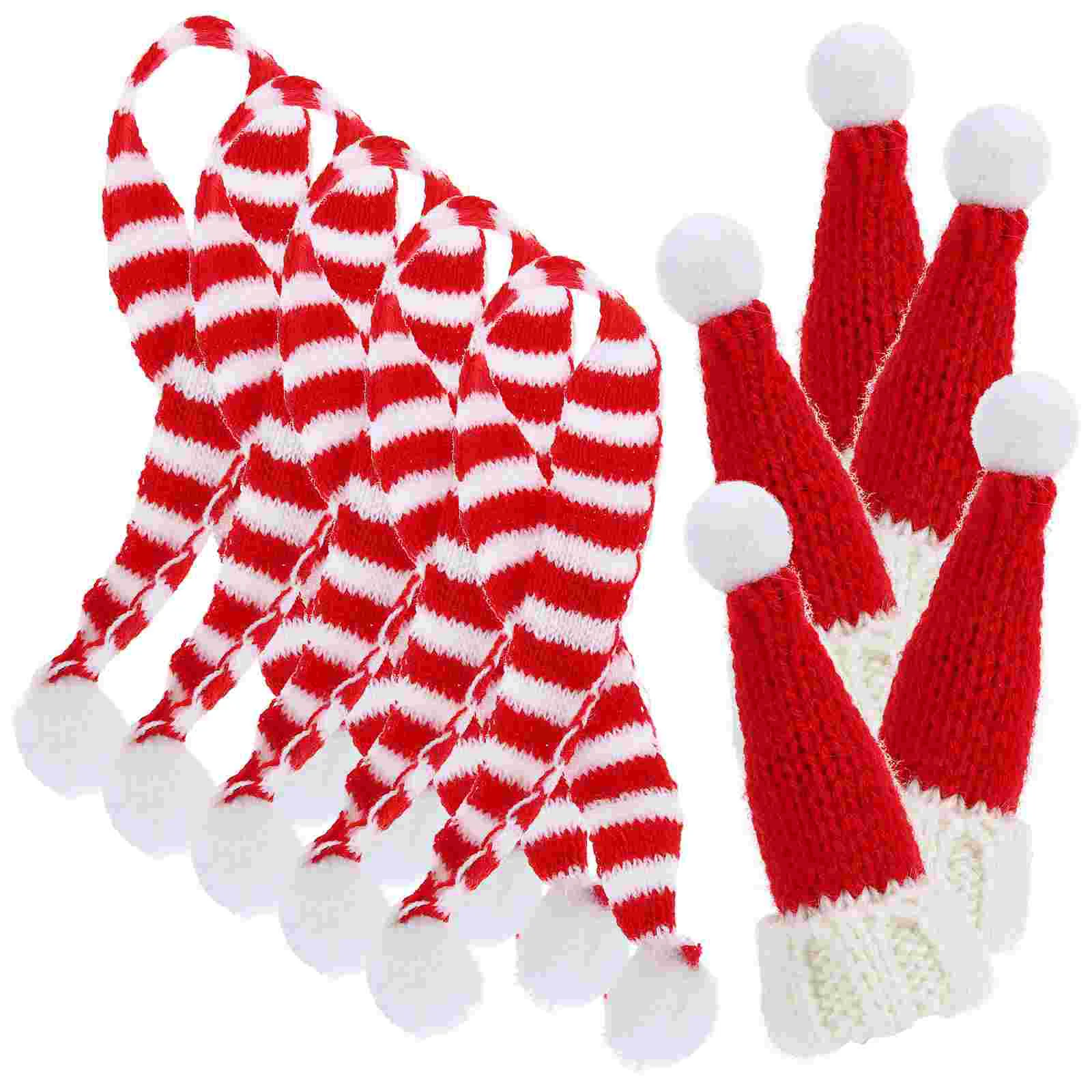 Mini Santa Hats Scarf Christmas Wine Bottle Cover DIY Craft Supplies Miniatures Christmas Decorations For Home Shop
Mini Santa Hats Scarf Christmas Wine Bottle Cover DIY Craft Supplies Miniatures Christmas Decorations For Home Shop
