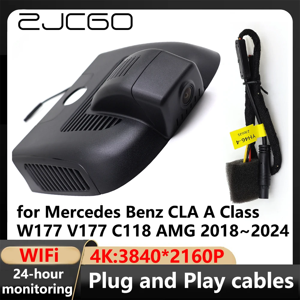 ZJCGO 4K Wifi 3840*2160 Автомобильный видеорегистратор, видеорегистратор, видеорегистратор для Mercedes Benz CLA A Class W177 V177 C118 AMG 2018 ~ 2024
ZJCGO 4K Wifi 3840*2160 Автомобильный видеорегистратор, видеорегистратор, видеорегистратор для Mercedes Benz CLA A Class W177 V177 C118 AMG 2018 ~ 2024