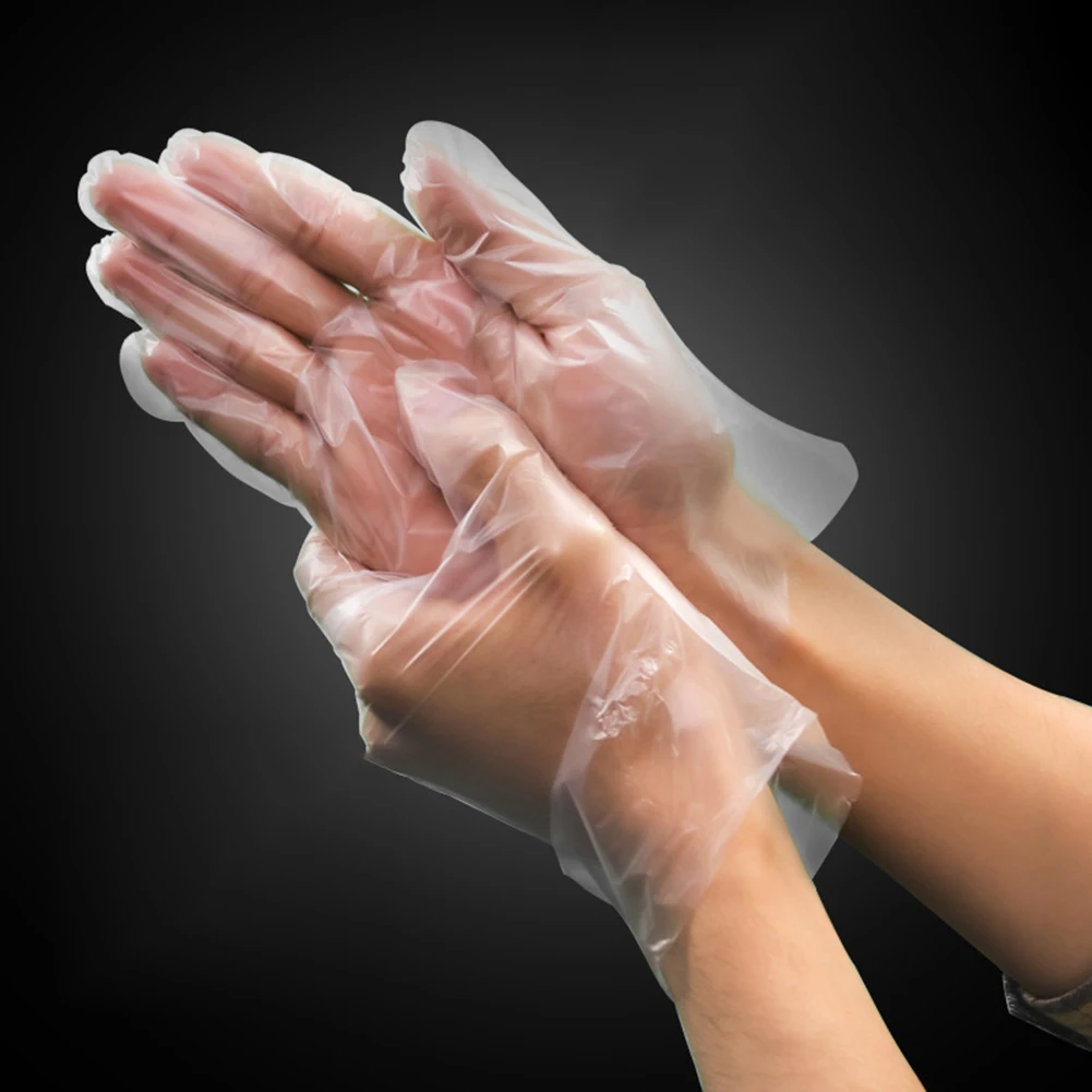 100PCS Disposable Gloves Transparent Thickened TPE Gloves Food Grade Protective Film Gloves BBQ Kitchen Accessories
100PCS Disposable Gloves Transparent Thickened TPE Gloves Food Grade Protective Film Gloves BBQ Kitchen Accessories