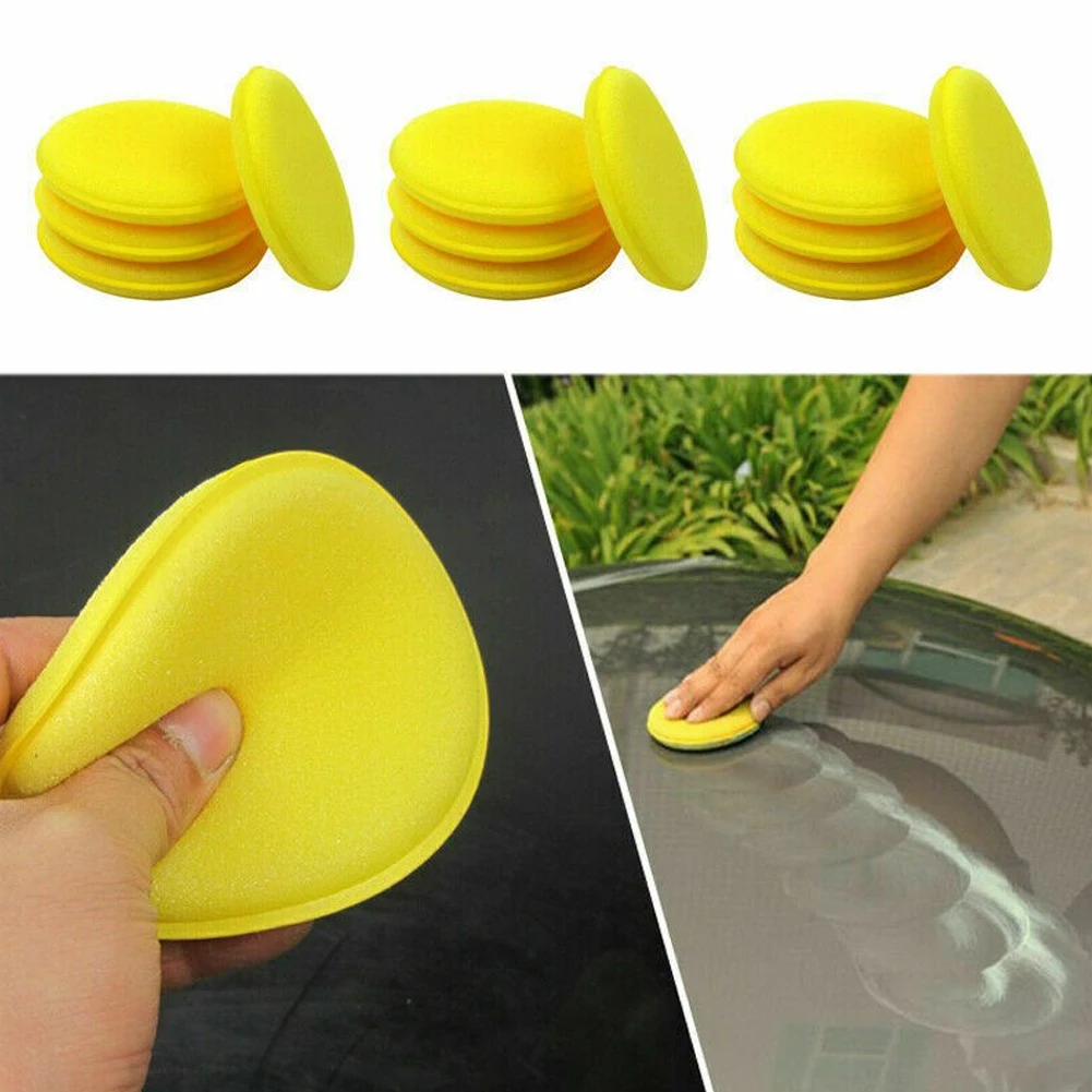 12Pcs 10cm Car Waxing Polish Wax Foam Sponge Yellow Cleaning Sponge High Density Foam Applicator Pads Paint Coating Waxing
12Pcs 10cm Car Waxing Polish Wax Foam Sponge Yellow Cleaning Sponge High Density Foam Applicator Pads Paint Coating Waxing