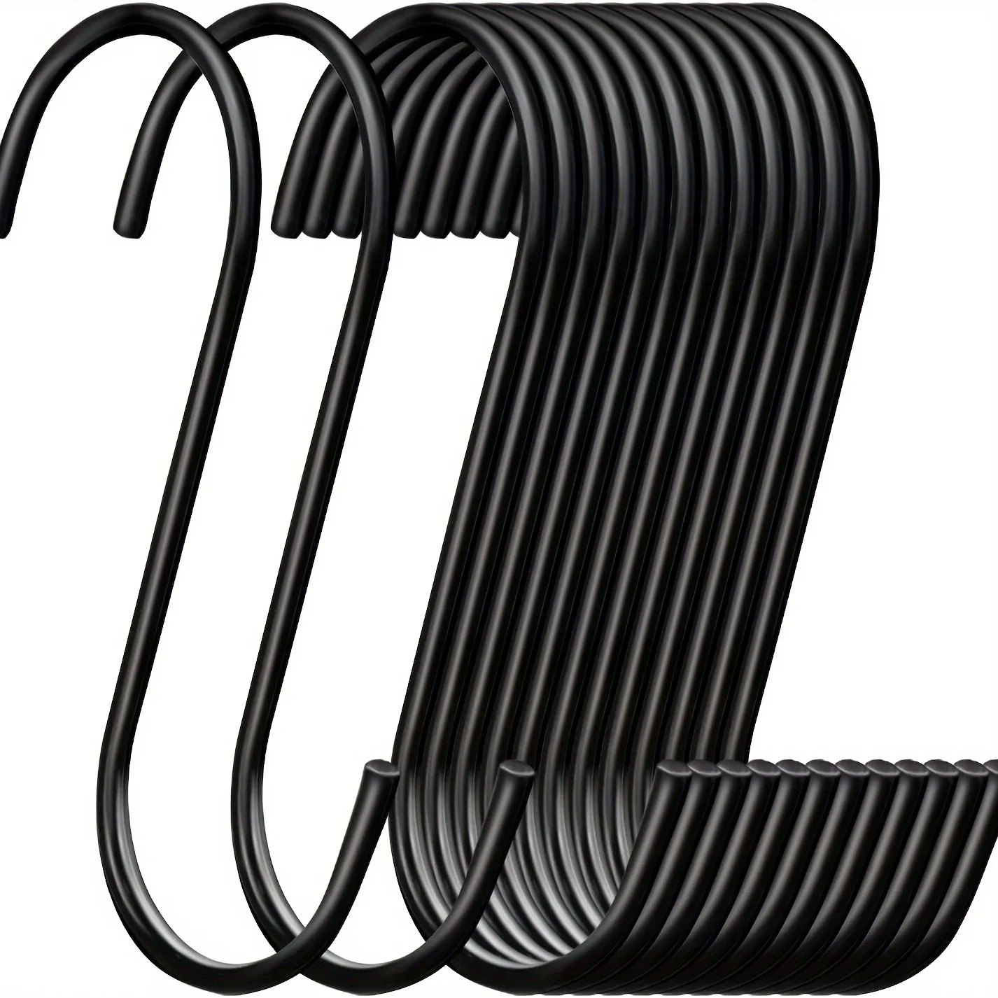 10PCS Black S Hanging Hooks Heavy Duty S Plant Hanger Hook Metal Bathroom Pot Rack Plants Hooks For Hanging Pot Pan Cups Plants
10PCS Black S Hanging Hooks Heavy Duty S Plant Hanger Hook Metal Bathroom Pot Rack Plants Hooks For Hanging Pot Pan Cups Plants